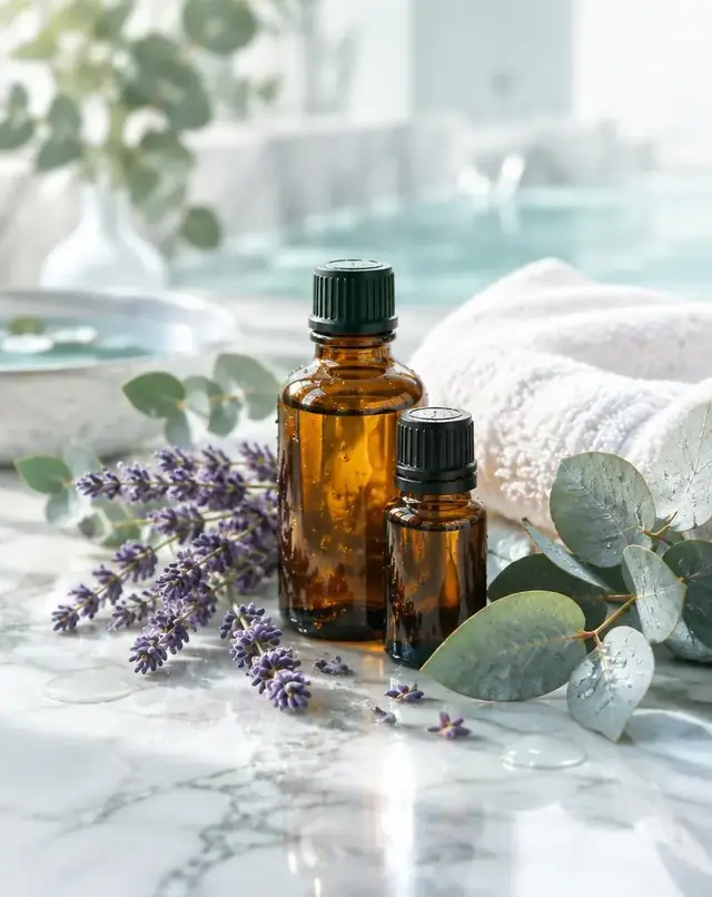 Aromaterapi Masajı deneyimini yansıtan spa görseli